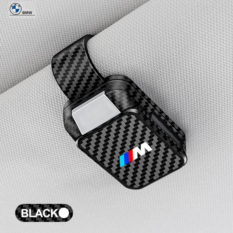 Car Carbon Fibre Sun Visor Glasses Clip Sunglasses Bracket For BMW 50th Anniversary 1 3 5 7 series E83 F16 E70 BMW M M3 M5 GX9
