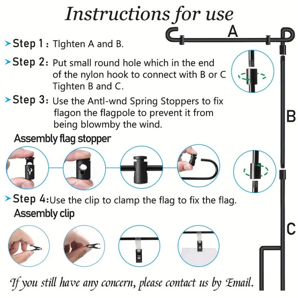 Уличная подставка для флагштока с ветроустойчивой пружиной, подставка для флагштока для крыльца, легко устанавливается, для небольших фестивальных мероприятий, собраний