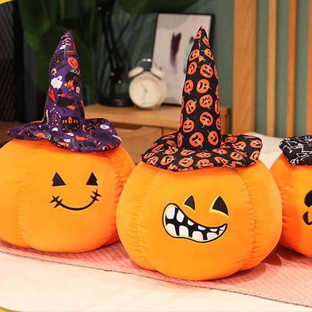 Pumpkin Doll Pumpkin Halloween Pumpkin Stuffed Toys Plush Doll Pumpkin Plush Toy Plush Cushion