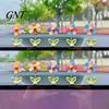 Flower Dashboard Bobblehead 5Pcs Colorful Shaking Car Decor, Resin Rainbow Sunflower Ornament Aesthetic Decor with Non Slip Pad, Cute Wobble Head for