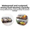 Open Front Kitchen Storage Basket Wall Mounted Hanging Storage Basket  for Spices Pantry