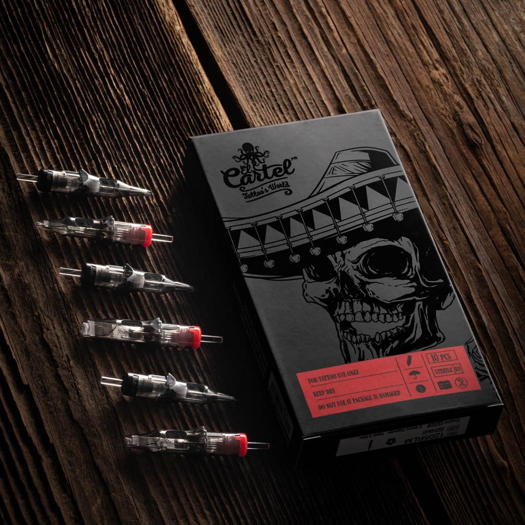 Cartridge Do Tatuażu El Cartel V2 - 0.35 15Rm Longtaper 10Szt.