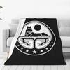 Chechen Coat Of Arms Ichkeria Blanket Velvet Soft Throw Blanket for Car Sofa Couch Bedspread
