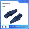 Совместимый клин-кирпич с 3 отверстиями для LEGO 2744