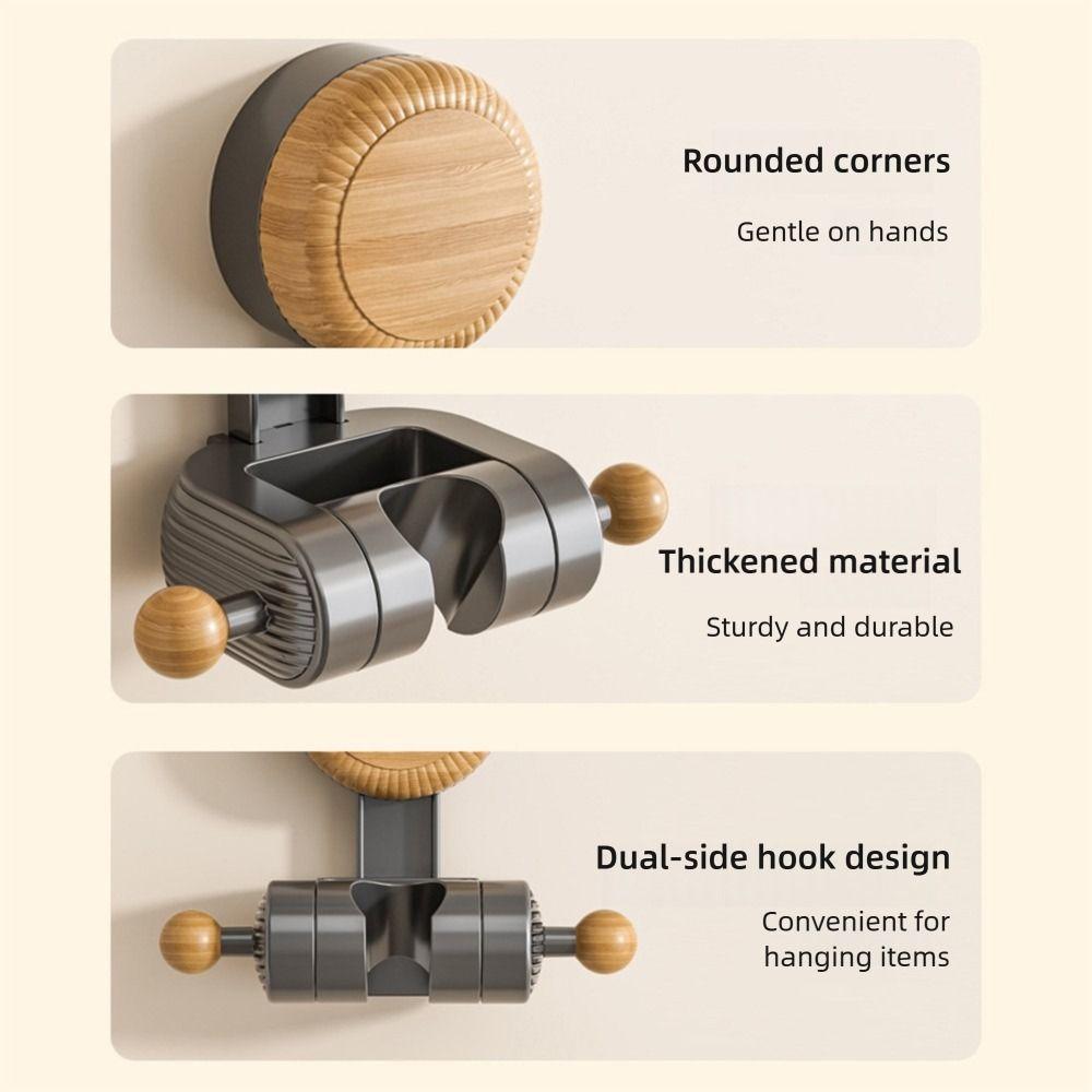 Suction Cup Type Wall Mounted Showerhead Holder Free Punching Sprayer Support  Bathroom Home