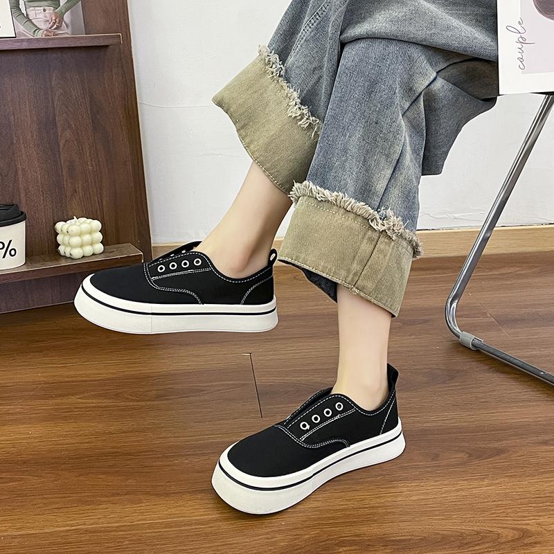 Женские парусиновые прогулочные туфли, белые женские туфли, удобные и элегантные, предложение, повседневные кроссовки Y2k Traine