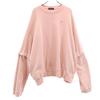 MAISON SPECIAL Long Sleeve Oversized Sweatshirt Trainer FREE Pink 2WAY Women Used