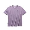 Life Series Letter Print Round Neck Moisture Wicking Simple Versatile Casual Loose Short Sleeve T-Shirt Men Tops Silk-Gray-Purple 172538104-6