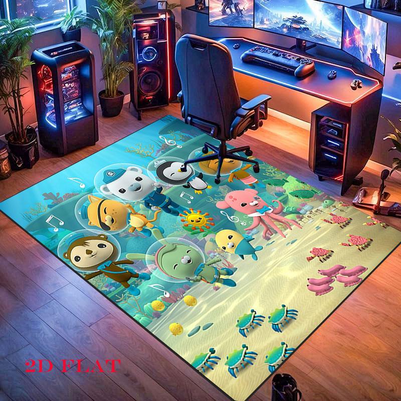 Octonauts Glory Carpet Rug for Living Room Bedroom Home Sofa Decoration,Kids play Nonslip Floor Mat