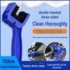 Motorcycle and Bicycle Chain Cleaning Brush - Square Head Tool