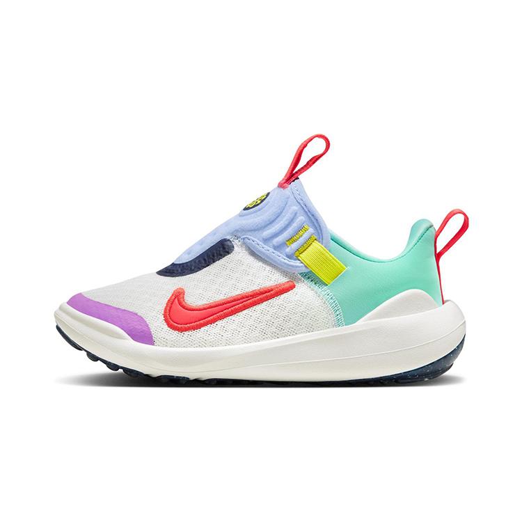Nike Серия E 1.0 Легкая амортизация Устойчивость к истиранию Низкие детские кроссовки для бега Белый Красный DZ2841-100