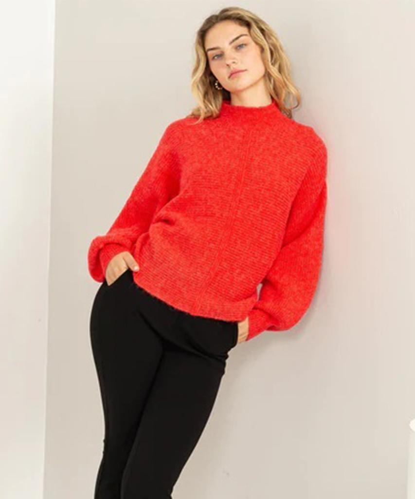 HYFVE Balloon Sleeve Sweater