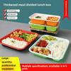 Plastic Disposable Lunch Box with Compartments - 3, 4 Grid Options for Takeaway, Bento, or Fast Food | Free Shipping