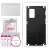 apgo Protective Skin Sticker for the Back+sides Compatible with Oppo A96 4G, Full Wrap Film, Foil, Vinyl - Pattern Black Honeycomb