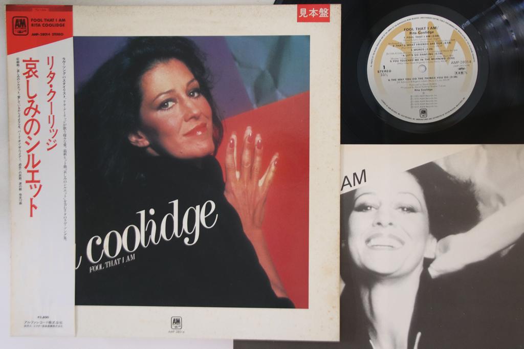 LP Пластинка РИТА КУЛИДЖ - Дура, что я есть AMP28014PROMO A&M 1980 Япония Оби Поп Б/У