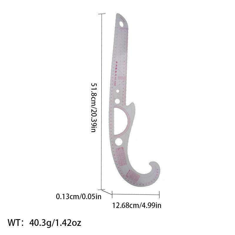 Многофункциональная линейка для создания выкроек одежды: Швейный инструмент для точной резки по кривой