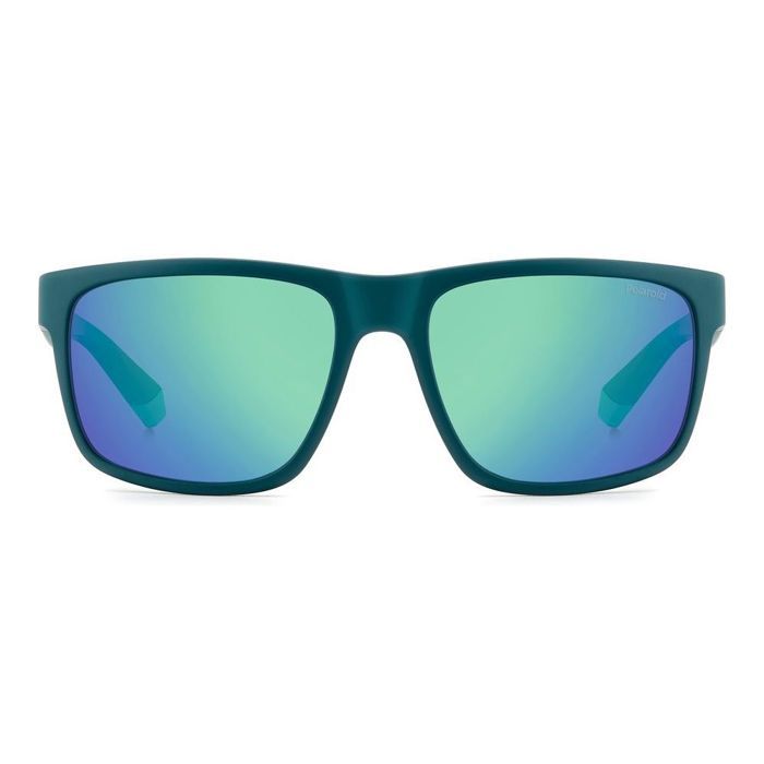 Lunettes de Soleil POLAROID PLD 2157/S 57/18/135 PYW MATTE TEAL POLYCARBONATE FRAMES MAN POLAROID PLD 2157/S MATTE TEAL