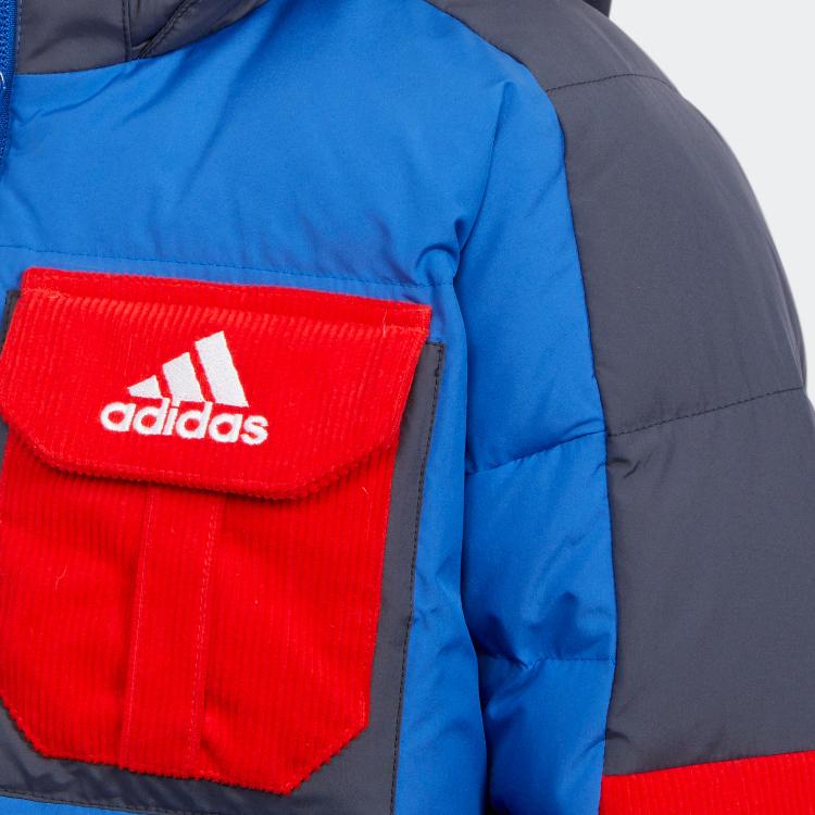 adidas Детские пуховики с капюшоном утепленные HM9640