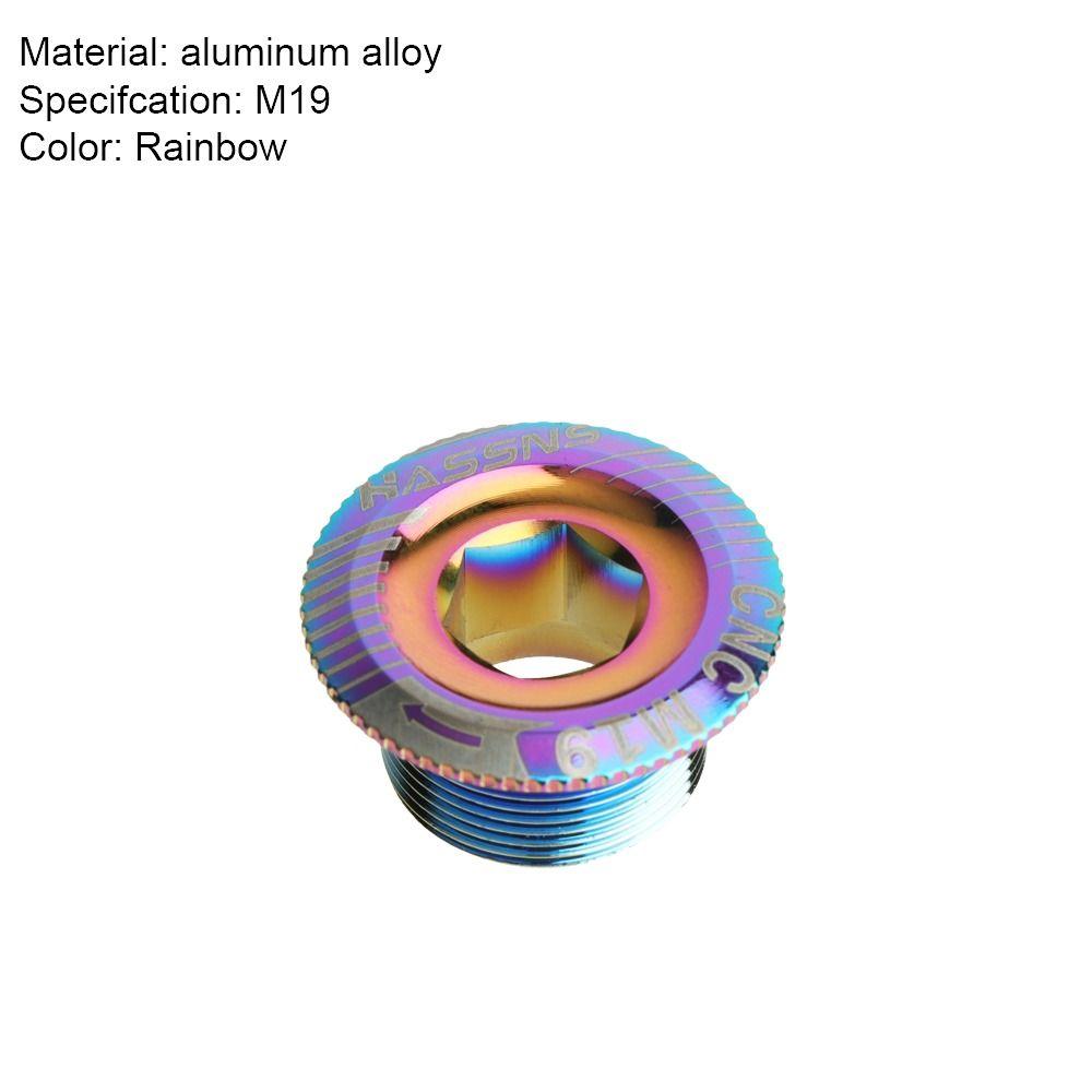 Bolt Bicycle Crankset Nut Crank Bolt Cover Bike Crank Arm Fixing Bolt Bike Crank Cover Screw