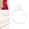 Stylish Pearl Waist Chain With Gold Thread And Pearl Buckle For Women Spring And Fall