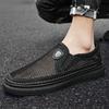 38-44 Летняя мужская обувь больших размеров ручной работы дышащая модная повседневная обувь кеды мужские слипоны