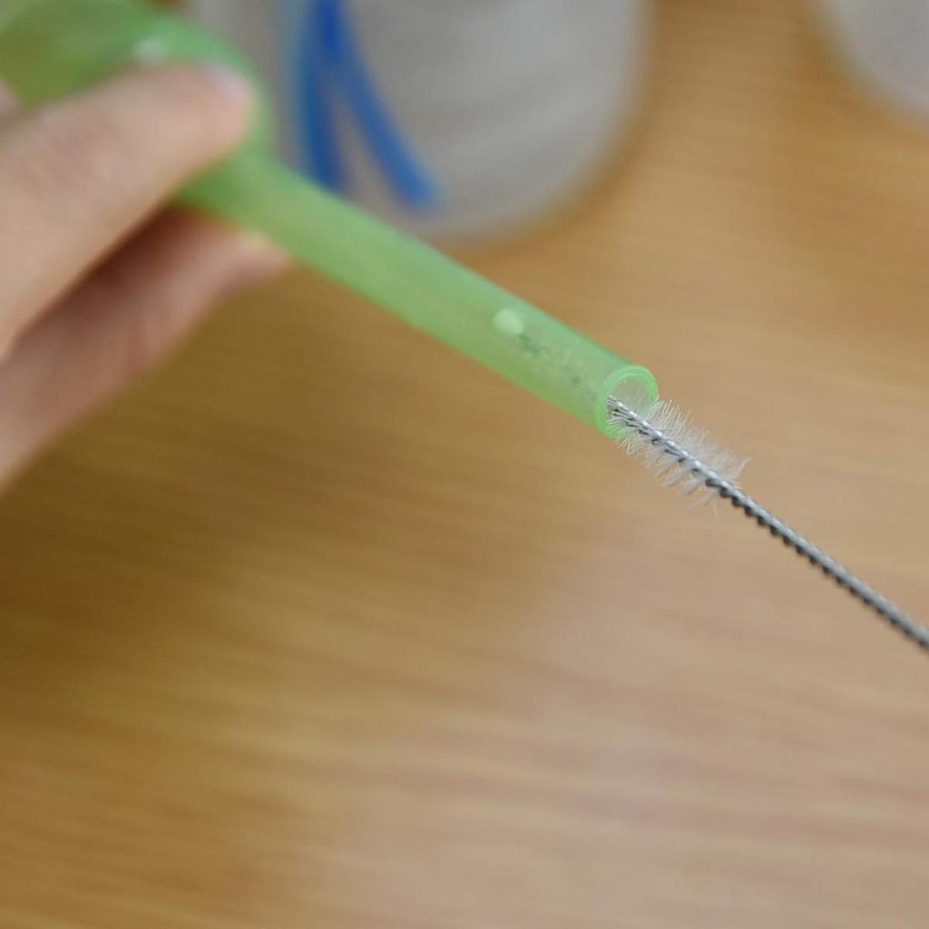 Набор для чистки соломинок из нержавеющей стали iBasingo BV1025, щетка, 174,5 мм, шланги, ультратонкого типа, щетка,