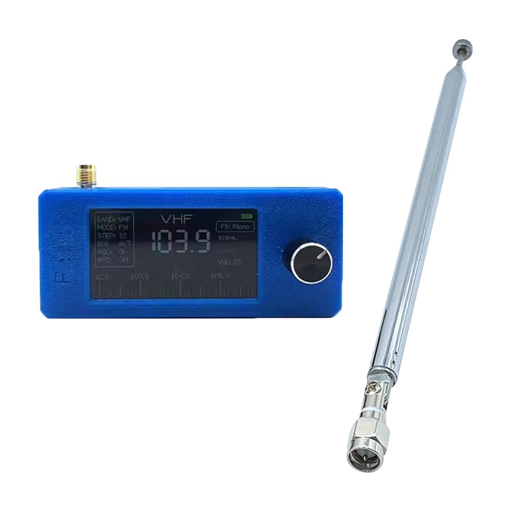 SI4732 0.5-108мгц DSP Чип Карманное Мини Радио LSB USB AM FM FM/AM Радио 1.9-дюймовый IPS Экран Всеволновой Радиоприемник с Антенной