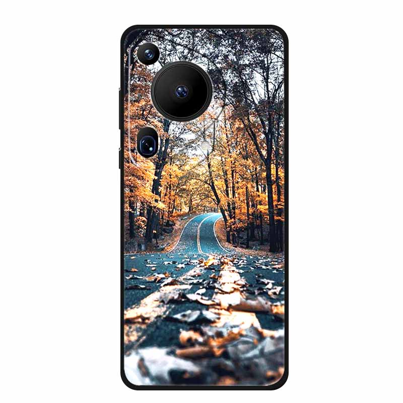 For Huawei Pura 70 Ultra Case 70Ultra Black Silicone Soft Back Cover Case For Huawei Pura 70 Ultra Phone Case Cover Pura70 Ultra