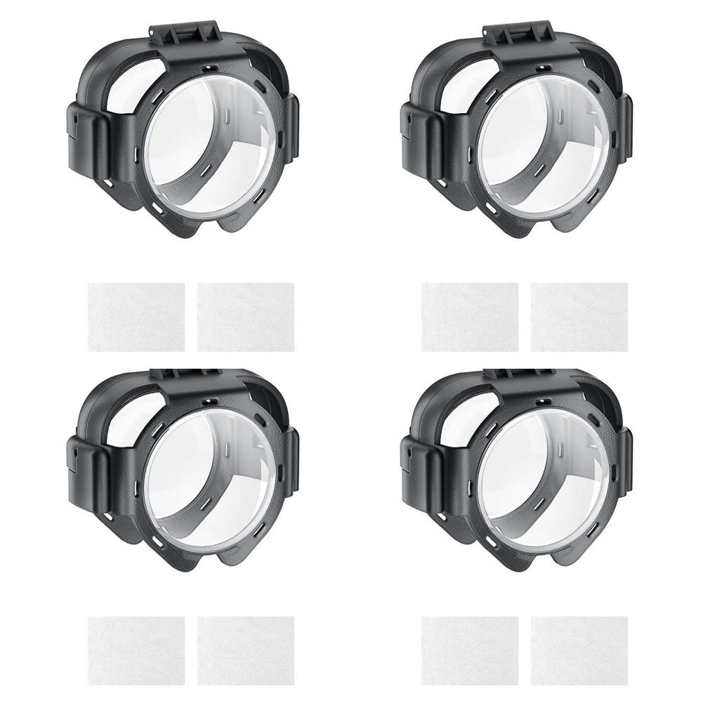5-1PCS Optical Glass Lens Protective Cover for Insta360 X5 Camera Anti-Scratch Snap-on Lens Guard Camera Lens Accessories