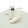 DIY Assembles Particles Spiral Staircase Support 1x1x5 1/3 House Stairs 40243 Steps Modular Creative Riser Building Block Toys