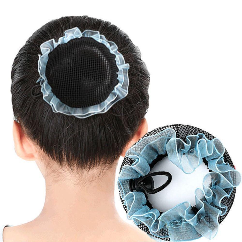 Adjustable Elastic Hair Net Lace Head Bands Girl Bun Cover Snood Accessories Ballet Hair Net Women