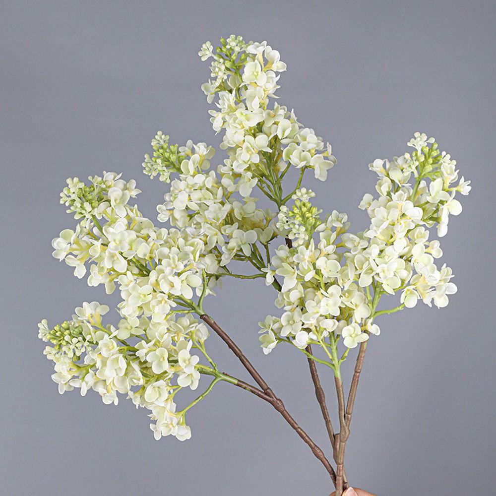 Luxury Artificial Lilac Flower Real Touch Fake Flower  Wedding Birthday Party