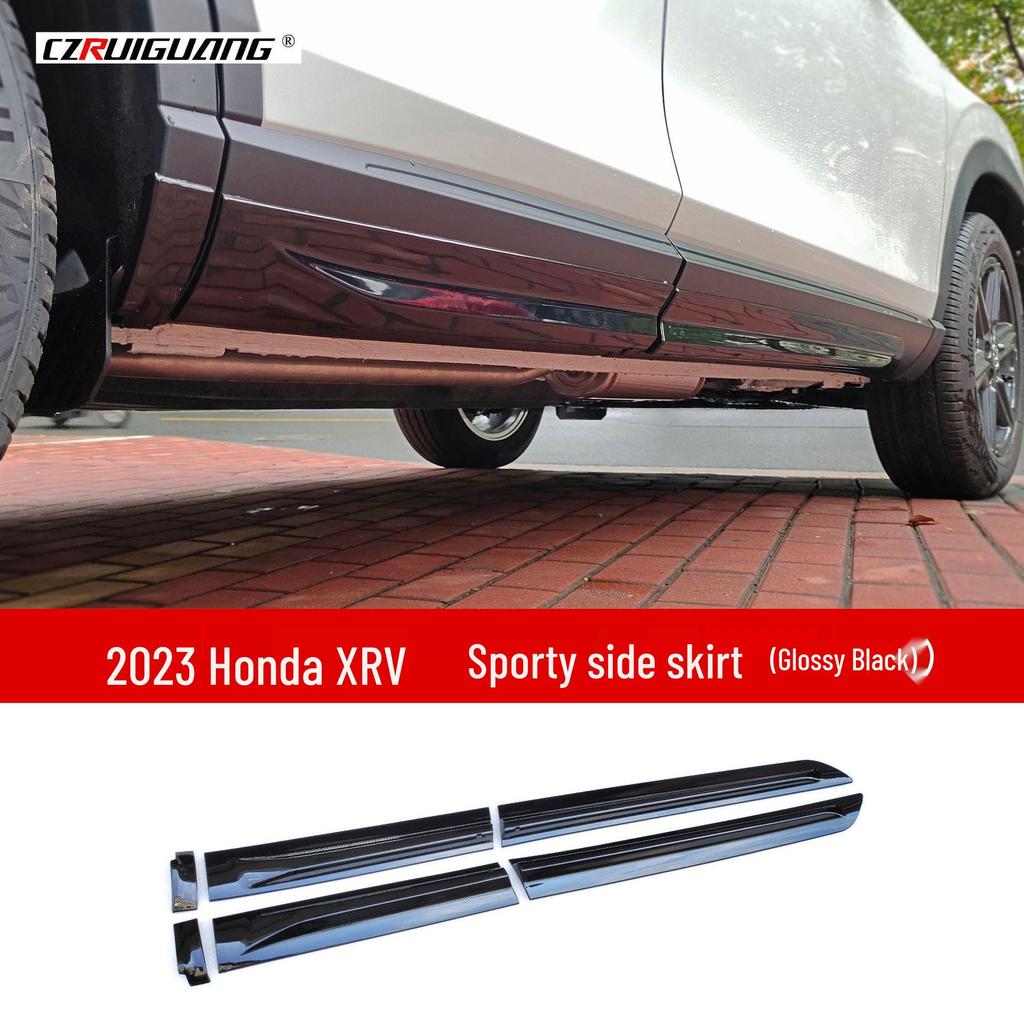Спортивный обвес для Honda XR-V, Vezel, HR-V 2023 года: Передний сплиттер, Задний спойлер, Боковые юбки, Центральное антикрыло