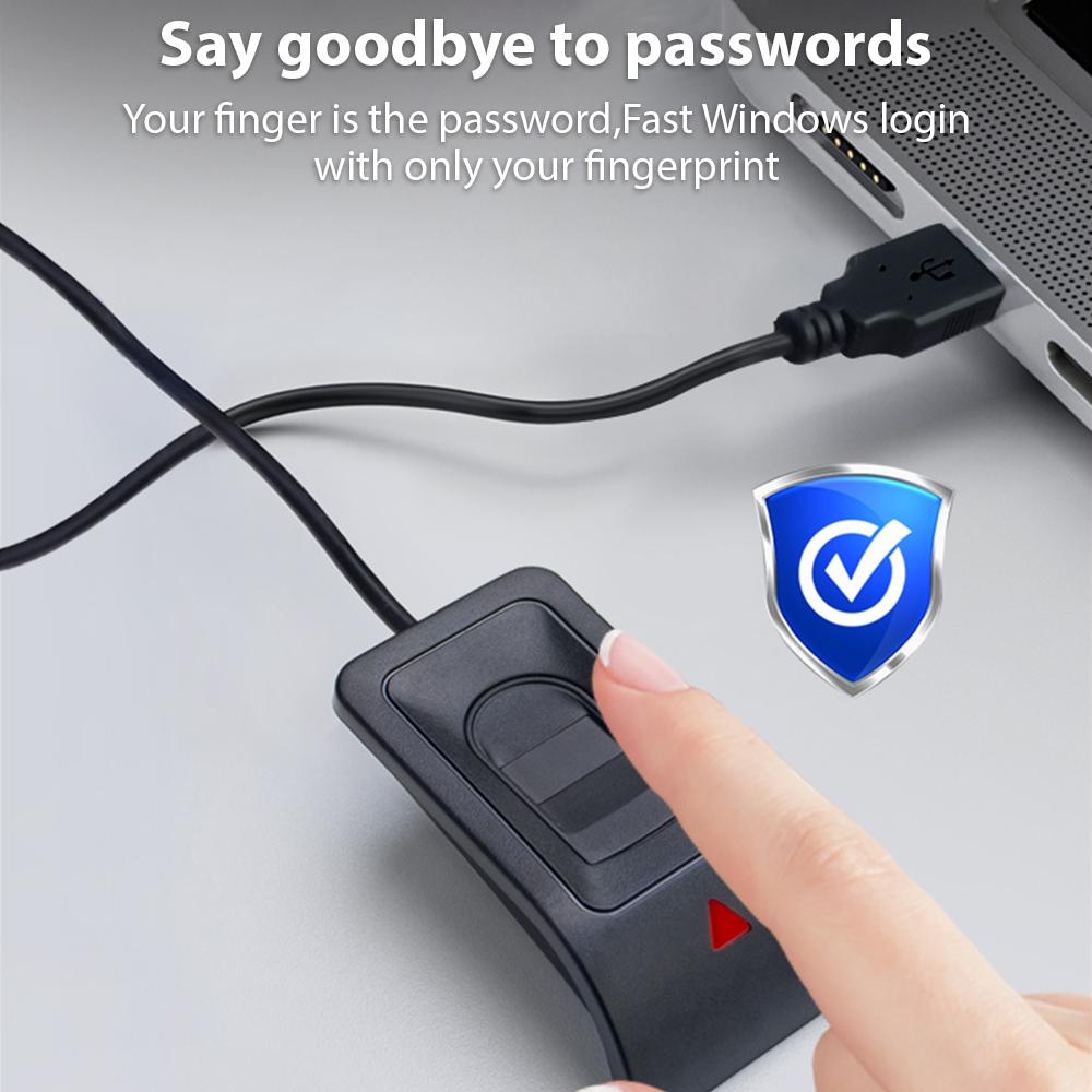 USB Fingerprint Reader Desktop Biometric Scanner Password Free Operation Fingerprint Scanner for PC