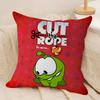 C-Cute Cut The R-Rope Decorative Room Aesthetics Pillow Case Home Decor Bedroom Sofa Bed Couch Pillow Cover 45x45