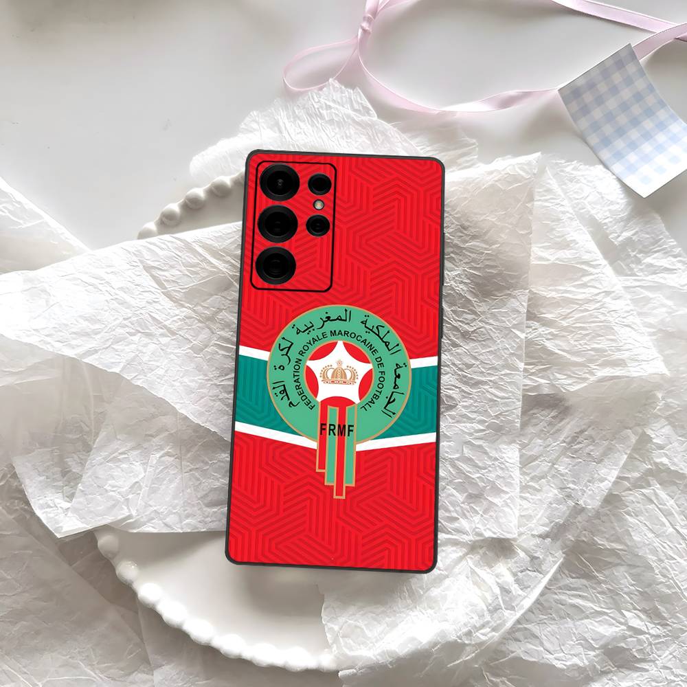 Чехол для телефона с флагом Марокко M-Morocco Для Samsung S 24 Fe 25 Ultra Plus 20 Lite 21 30 22 23 24 22 Ultra 5G Fundas