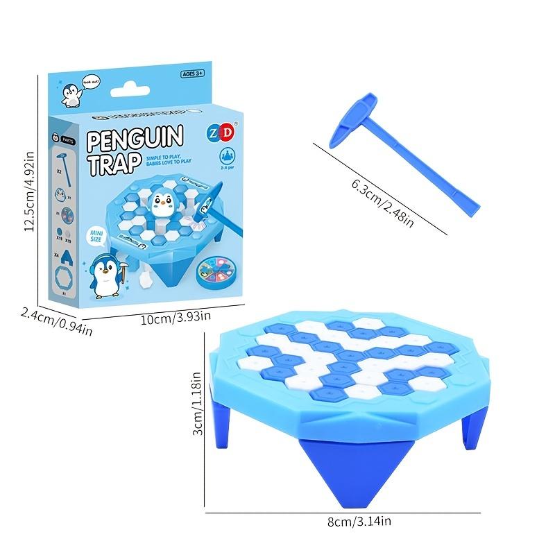 Interactive Penguin Ice Pounding Table Game - Knock Down the Ice Block Wall and Save the Penguins!