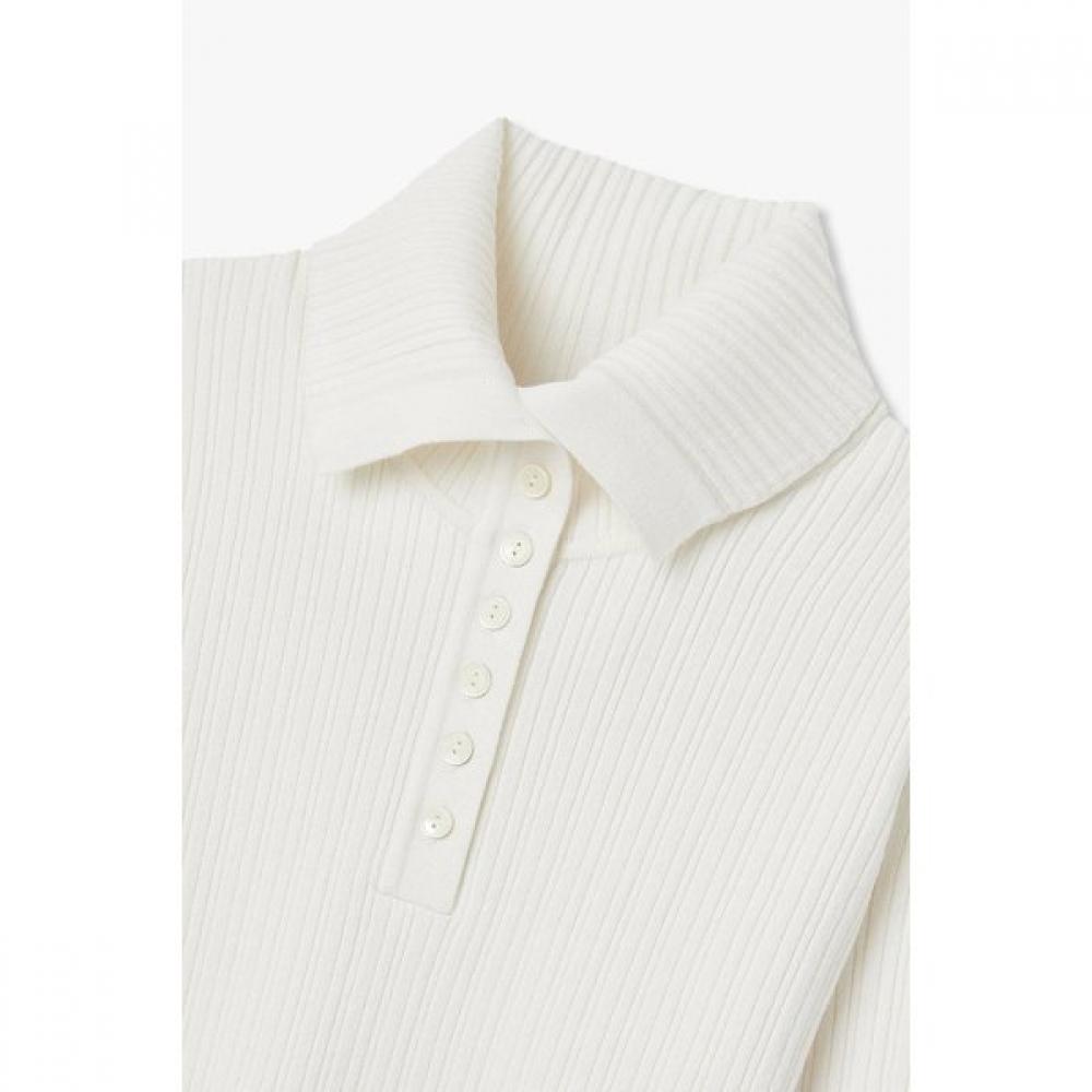 Vov Wool Blend Core Collar Knit Pullover 7116150106