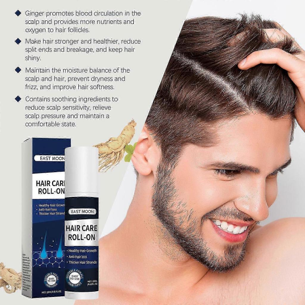 Thicker Hair Growth Serum with Ginseng & Ginger - Nourishes & Strengthens Roots
