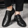Весна Осень Натуральная Кожа Мужская Повседневная Обувь Британский Стиль Новейшая Модная Роскошная Мужская Обувь Нескользящие Роскошные Оксфорды Износостойкие