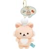 San-X Rilakkuma "Everyone's Full of Life" Hanging Plush Toy Sakura Nokoris MO65601 Size: H12 X W8.5 X D9cm