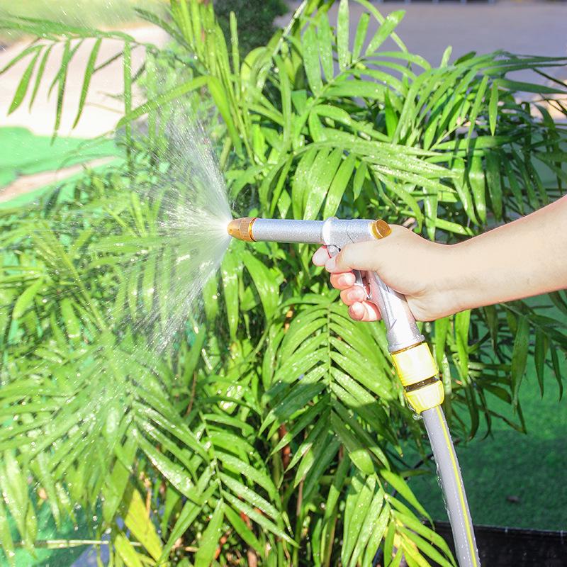 Насадка для садового шланга высокого давления с металлической длинной штангой