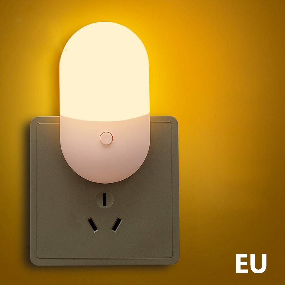 Светодиодный мини-ночник, подключаемый светодиодный светильник для защиты глаз, ночник, лампа для прикроватной тумбочки для кормления ребенка, гостиная