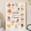 2026 Bucket List Calendar Wish List Calendar Monthly Schedule Wall Art Productivity Tool Planner