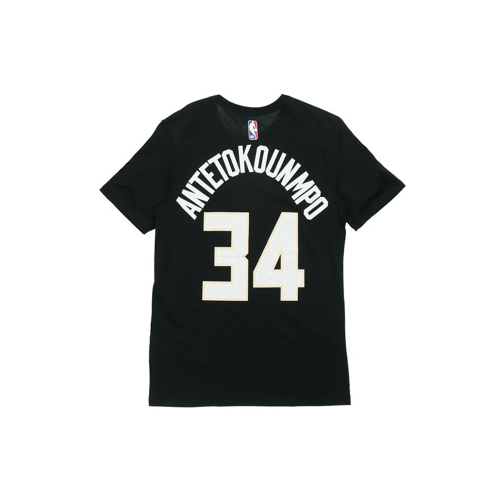 Nike Milwaukee Bucks Giannis Antetokounmpo T-Shirt 'Black' Men's 870789-010