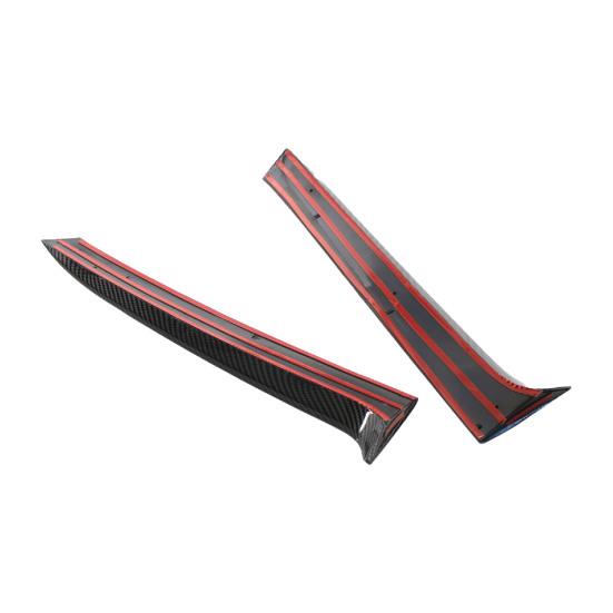 Универсальный автомобильный спойлер с углеродистой текстурой идеально подходит