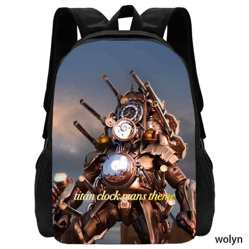 Новинка Skibidi Туалет Рюкзак Titan Speakerman Детские сумки Мальчик Школьная сумка для детей Рюкзак Аниме Дорожный рюкзак