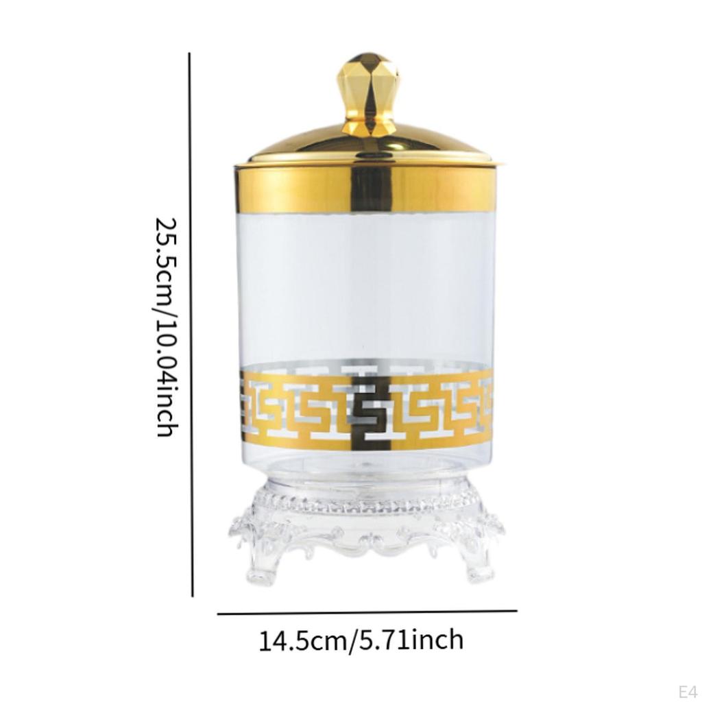 Банка для конфет с крышкой, контейнер для шведского стола, бутылка для сухих продуктов, кухонное хранение, сервировка стола для вечеринок