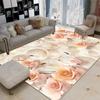 Современный стиль розовые ковры для гостиной ковер для украшения спальни девушки прикроватный коврик для эркера нескользящий моющийся напольный коврик