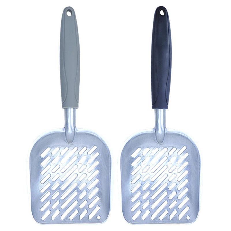 Длинная ручка совок для кошачьего туалета большой металлический совок для кошачьего туалета с глубокой лопатой инструмент для уборки домашних животных